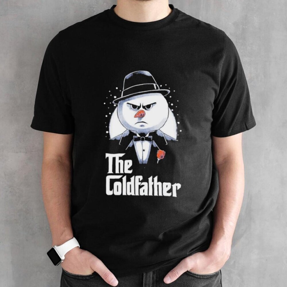 Snowman The Codfather Merry Christmas Retro Holiday Festive Humor Graphic Gift